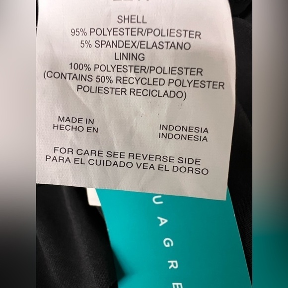 WOMEN’S Sleeveless Tiered Ruffle Tankini Swimsuit Top Black - Picture 15 of 15